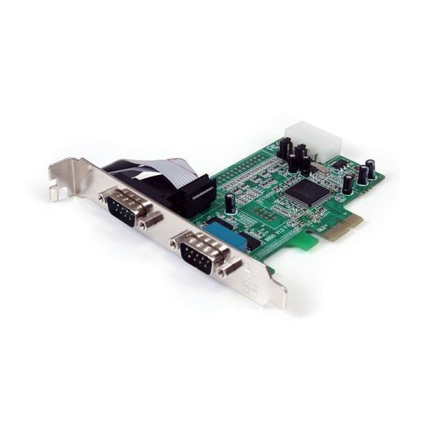 Startech - Carte PCI Express à 2 ports série RS232 DB9 avec UART 16550 Startech  - Carte Contrôleur Startech