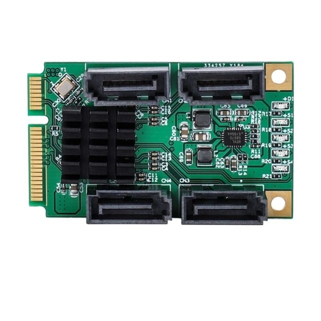 Wewoo - Carte contrôleur 4 ports SATA III 6G Mini PCI Express Marvel 88SE9215 Wewoo  - Kits PC à monter Wewoo