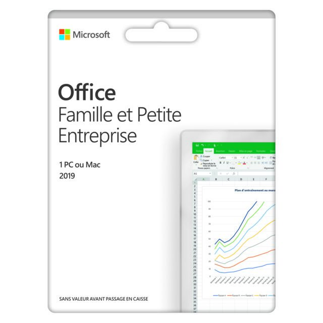 Microsoft - Logiciel Famille et Petite Entreprise 2019 - T5D-03146 Microsoft  - Logiciel pour Mac Microsoft
