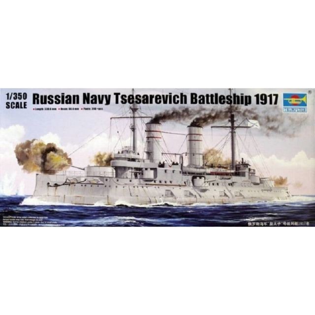 Trumpeter - Maquette Bateau Russian Navy Tsesarevich Battleship 1917 Trumpeter  - Bateaux