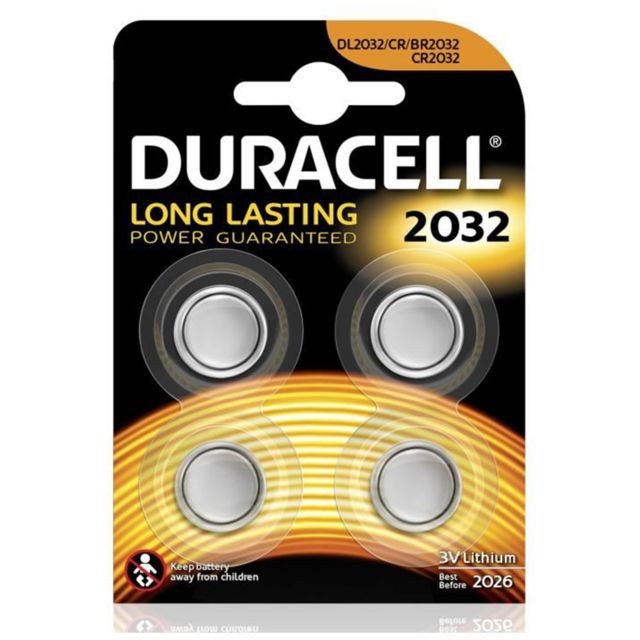 Duracell - DURACELL Pile Speciale 2032 X4 Duracell  - Piles Duracell