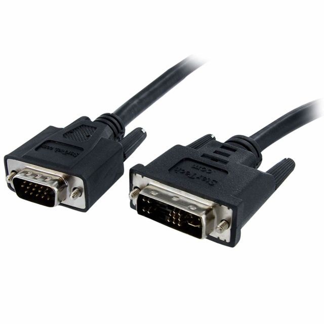 Startech - Câble écran DVI vers VGA - DVI-A (M) vers VGA HD15 (M) - 2m - Cordon DVI-A vers VGA Startech  - Câble Ecran - DVI et VGA Startech
