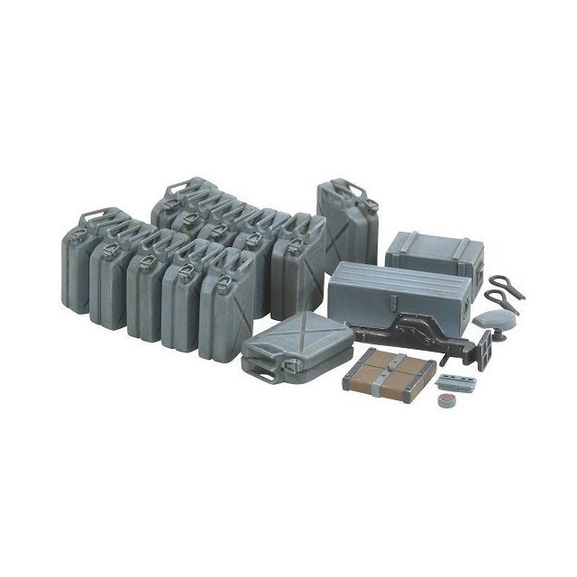 Tamiya - Accessoires militaires : Jerrycans allemands Tamiya - Figurines militaires Tamiya