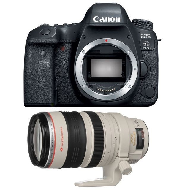 Canon - PACK CANON EOS 6D MARK II + 28-300 L IS USM Canon  - Appareil photo numerique ecran orientable