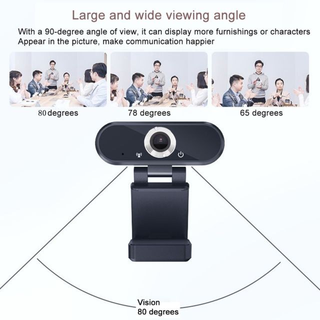marque generique - Webcam 1080P avec Microphone USB 2.0 PC ordinateur portable ordinateur portable Web caméra pour les appels vidéo étudiant en ligne classe conférence marque generique  - Webcam 1080p Webcam