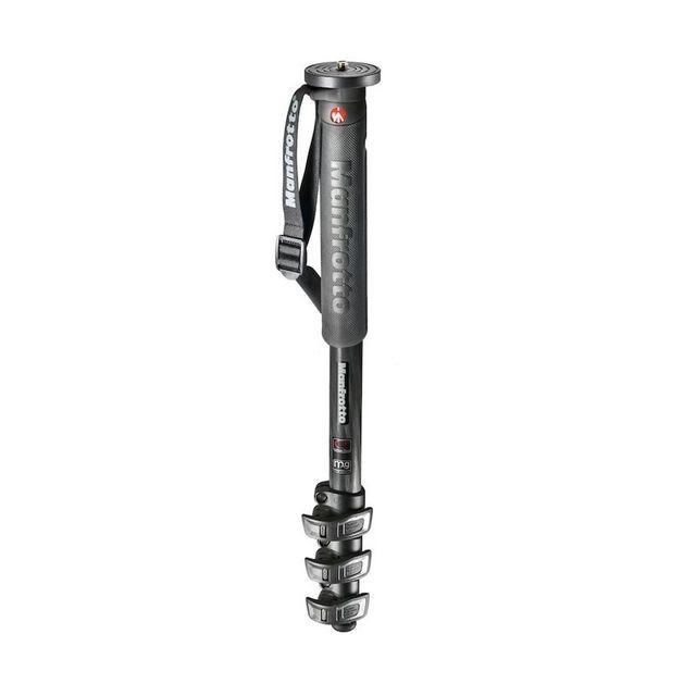 Manfrotto - MANFROTTO MPMXPROC4 Monopode carbone 4-Sections avec Quick power Manfrotto  - Manfrotto