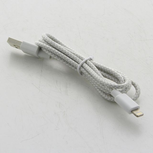 Dlh - CABLE MFI APPLE LIGHTNING 1 m Blanc Dlh  - Bonnes affaires iPod