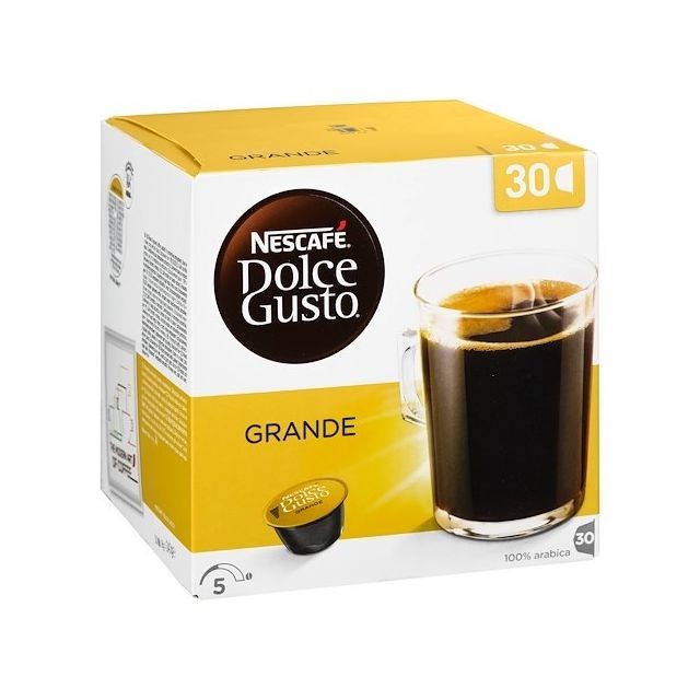 Dolce Gusto - Capsules Dolce Gusto café Grande Nescafé - Boîte de 30 Dolce Gusto  - Dolce Gusto