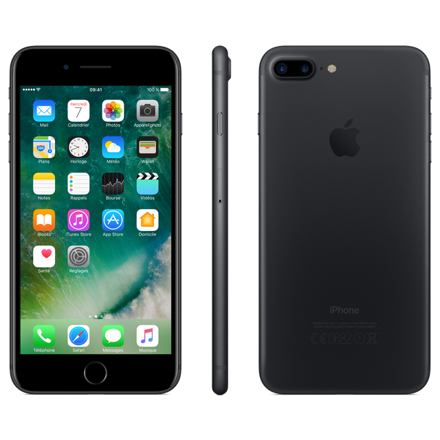 Apple - iPhone 7 Plus - 256 Go - MN4W2ZD/A - Noir Apple  - iPhone 7 iPhone