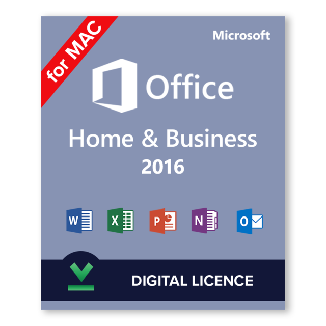 Microsoft - Office 2016 Famille et Petite Entreprise pour MAC - Licence numérique - Logiciel en téléchargement Microsoft  - Logiciel pour Mac Microsoft