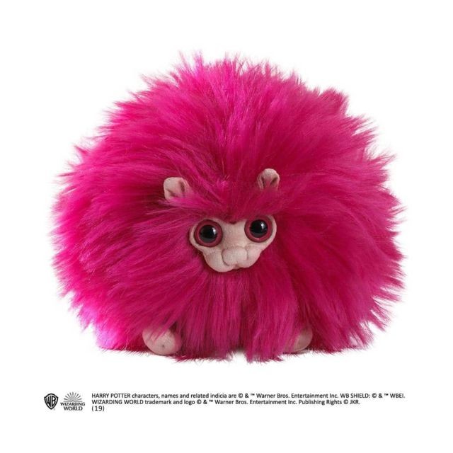 Animaux Noble Collection Harry Potter - Peluche Pygmy Puff Pink 15 cm