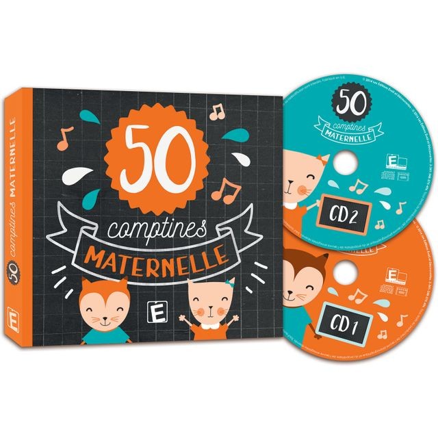 Eveil Et Decouverte - CD comptines : 50 plus belles comptines de maternelle Eveil Et Decouverte  - Eveil Et Decouverte