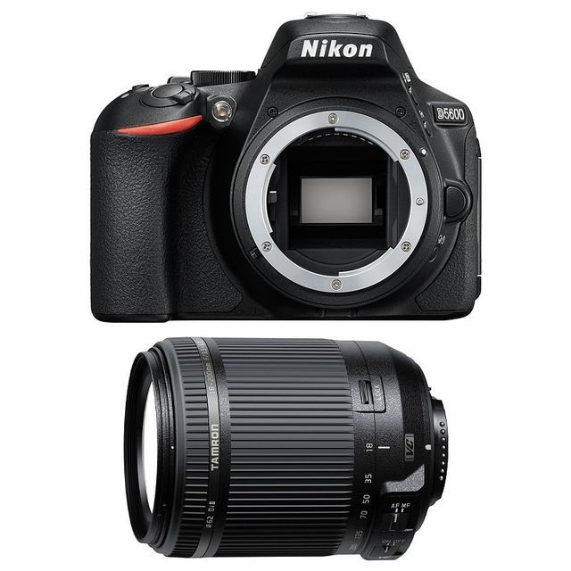 Nikon - PACK NIKON D5600 + TAMRON 18-200 VC Nikon  - Appareil photo avec zoom puissant