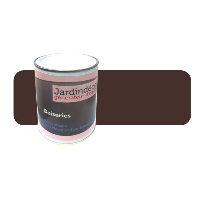 Bouchard Peintures - Peinture  pour meuble en bois brut 1 litre brun chocolat Bouchard Peintures  - Bouchard Peintures