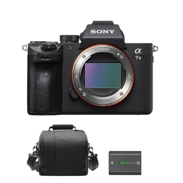 Sony - SONY A7 III Body + camera Bag + NP-FZ100 Battery Sony  - Reflex Numérique Sony