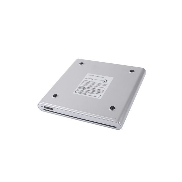 Wewoo Lecteur DVD-RW externe USB 2.0 à fente en alliage d'aluminium, plug and play