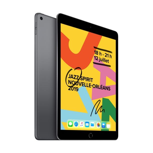 Apple - iPad 2019 10,2 - 32 Go - WiFi - MW742NF/A - Gris sidéral Apple  - Tablette reconditionnée