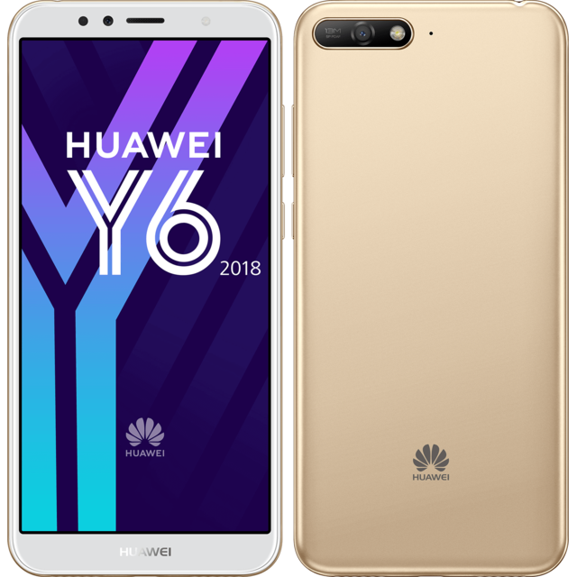 Huawei - Y6 2018 - Or Huawei  - Smartphone Android Hd
