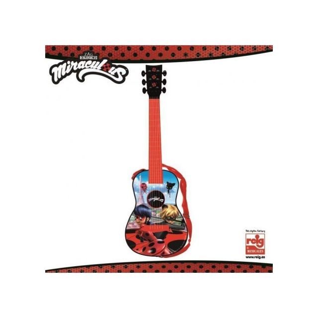 Reig - MIRACULOUS/LADYBAG Guitare électrique - A piles Reig  - Reig