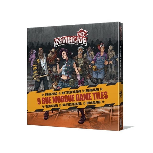 Edge - Jeux de société - Zombicide - Rue Morgue Game Tiles Edge  - Jeux de stratégie