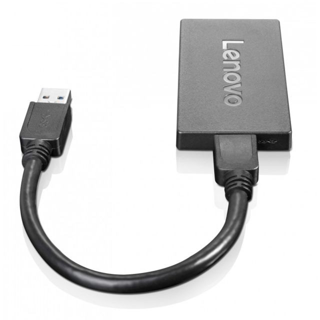 Câble USB Lenovo Lenovo 4X90J31021 adaptateur et connecteur de câbles USB DisplayPort Noir