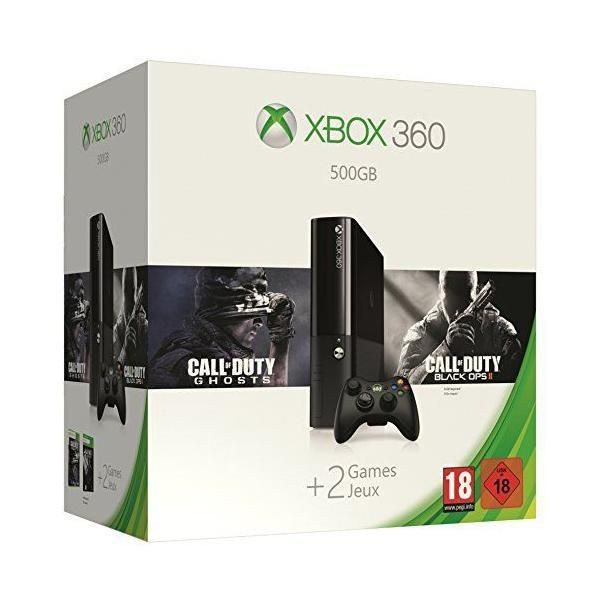 Console XBOX 360 Microsoft Console Xbox 360 500Go + Call of Duty: Black Ops 2 + Call of Duty: Ghosts