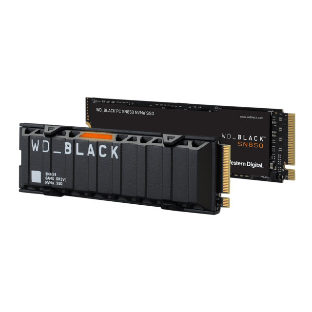 SSD Interne Western Digital WD SN850 500Go - M.2 PCI-Express 4.0 NVMe - Noir