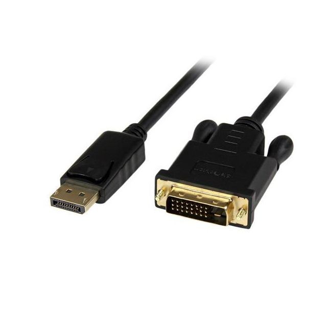 Startech - Câble adaptateur DisplayPort vers DVI actif de 1,8 m - Convertisseur DP vers DVI-D - 1920x1200 - Noir Startech  - Bonnes affaires Câble Ecran - DVI et VGA