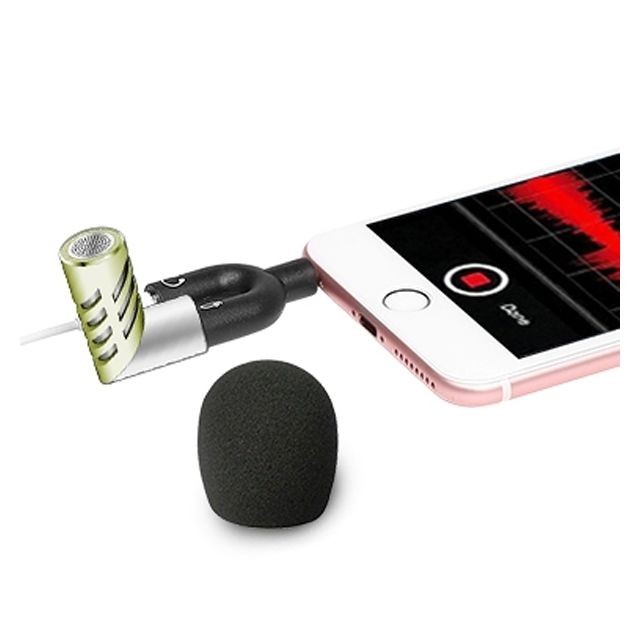 Wewoo - Micro vert pour smartphone, tablettes et autres appareils audio avec un port microphone à condensateur, écouteurs de 3,5 mm Wewoo  - Accessoires casque Wewoo