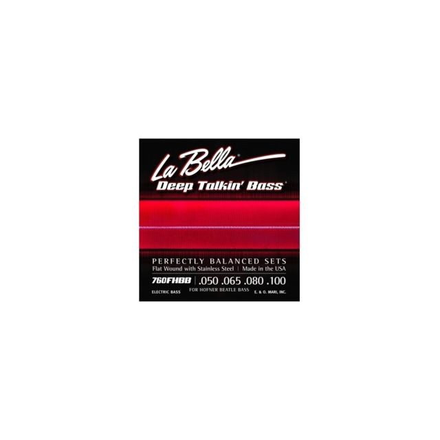 Labella - Labella 760FHBB Beatle Bass 50-100 - Jeux de cordes basse filet plat Labella  - Labella