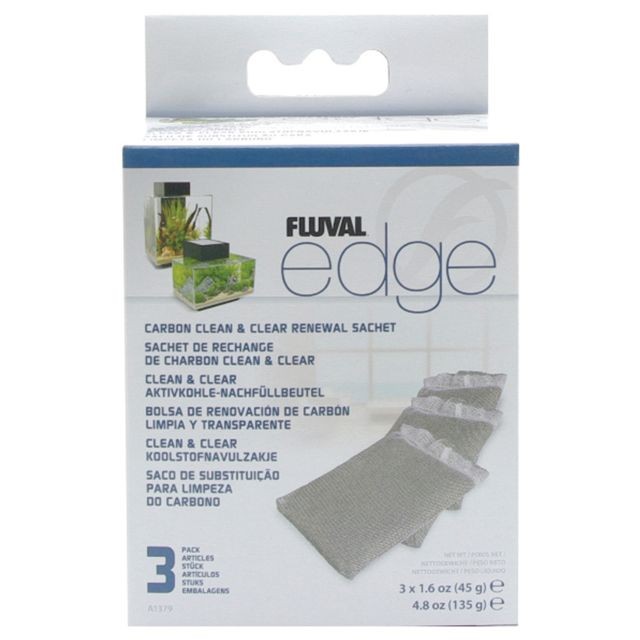 Fluval - Fluval - Sachets de Rechange de Charbon Clean&Clear Edge - x3 Fluval  - Fluval