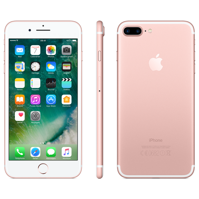 Apple - iPhone 7 Plus - 256 Go - MN502ZD/A - Or Rose Apple  - Occasions iPhone 7