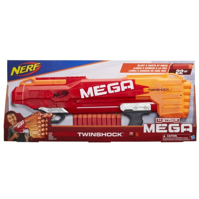 Nerf - Elite Mega Twinshock - B9894EU40 Nerf - Jeux de société Nerf