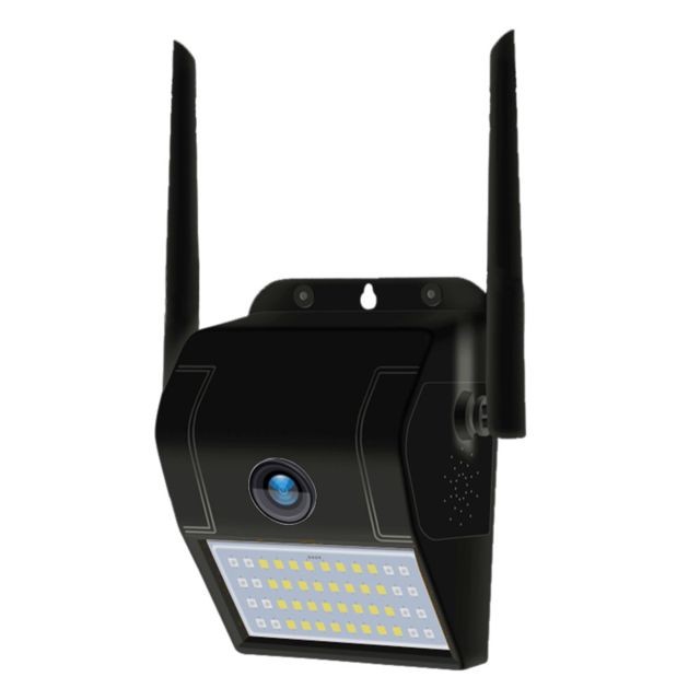 Generic - Mouvement extérieur Lumières 1080P sans fil WIFI IP Surveillance Vision nocturne Caméra blanc Generic  - Camera de surveillance extérieure Caméra de surveillance connectée