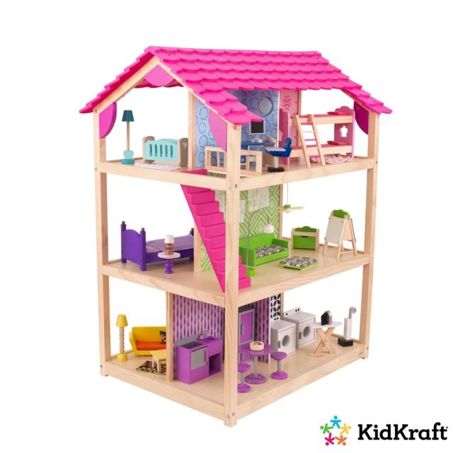 KidKraft - Maison de poupée en bois So Chic - 65078 KidKraft  - KidKraft