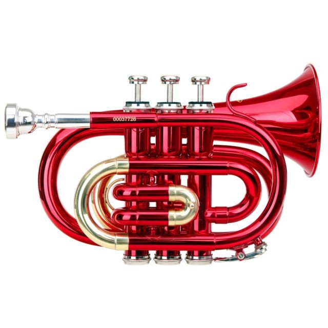 Classic Cantabile - Classic Cantabile Brass TT-400 B-trompette de poche rouge Classic Cantabile  - Classic Cantabile