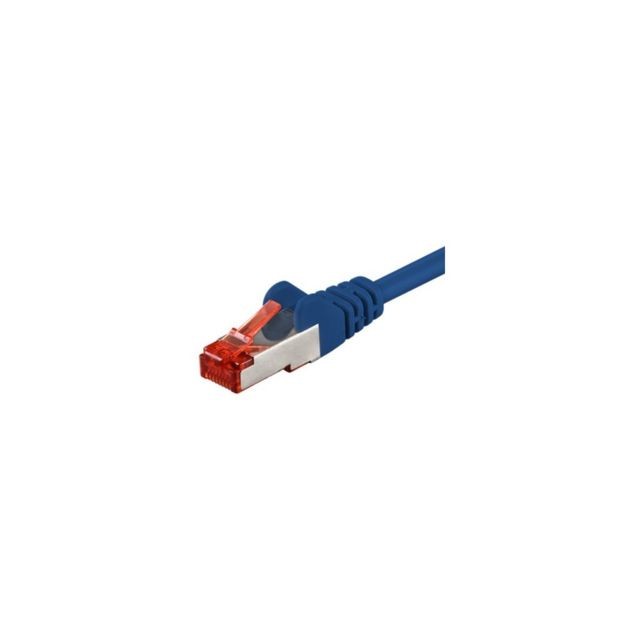 Câble RJ45 marque generique CAT 6-025 LC SSTP PIMF Bleu 0.25m