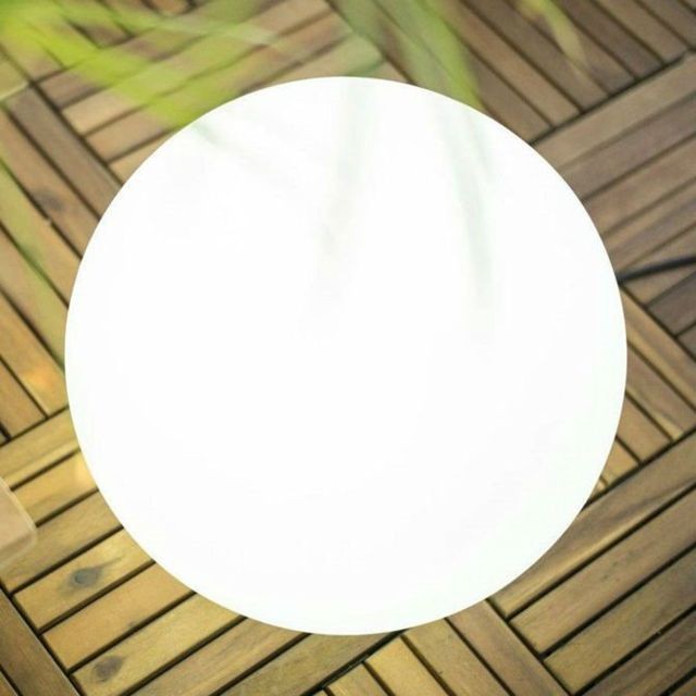 New Garden - BULY-Lampe baladeuse d'extérieur RGB solaire rechargeable Ø30cm Blanc New Garden New Garden  - New Garden