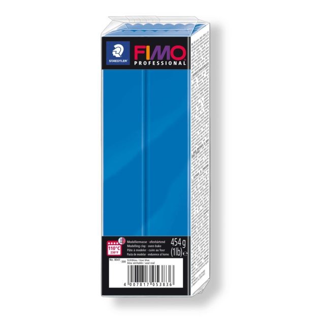 Fimo - Pâte Fimo Professional 454 g Bleu pur 8041.300 - Fimo Fimo  - Fimo