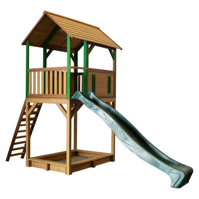 Axi - Dory Play Tower marron/vert Axi  - Aire de jeux