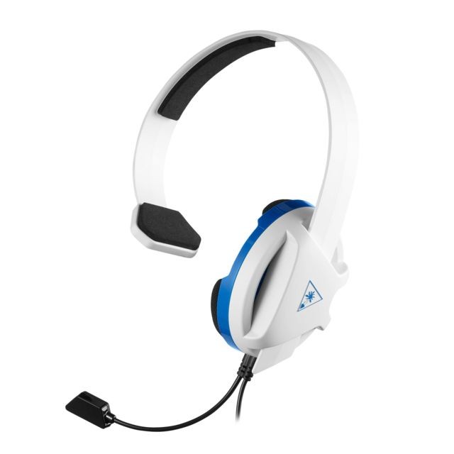 Turtle Beach - Recon Chat PS4 Blanc - Filaire Turtle Beach  - Micro-Casque Turtle Beach