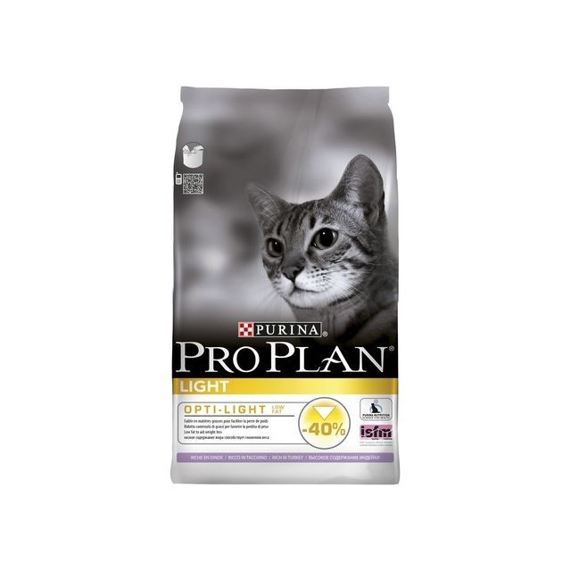 Proplan - PRO PLAN Light Croquettes - Riche en dinde - Pour chat adulte - 10 kg Proplan  - Proplan