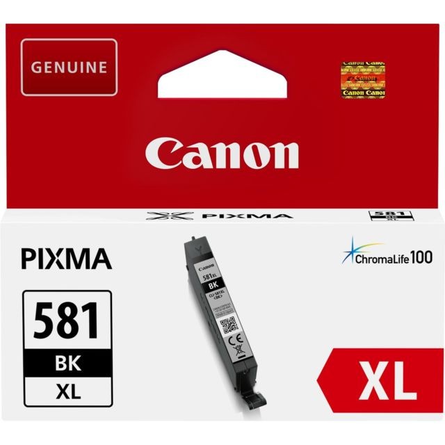 Canon - CLI-581XL - Cartouche Noire Canon  - Cartouche, Toner et Papier