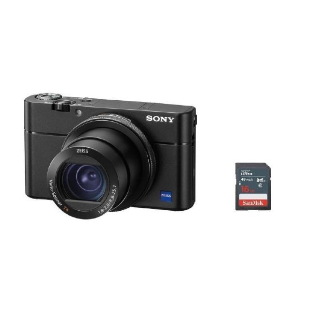 Sony - SONY RX100 V + 16GB SD card Sony  - Reflex Numérique Sony