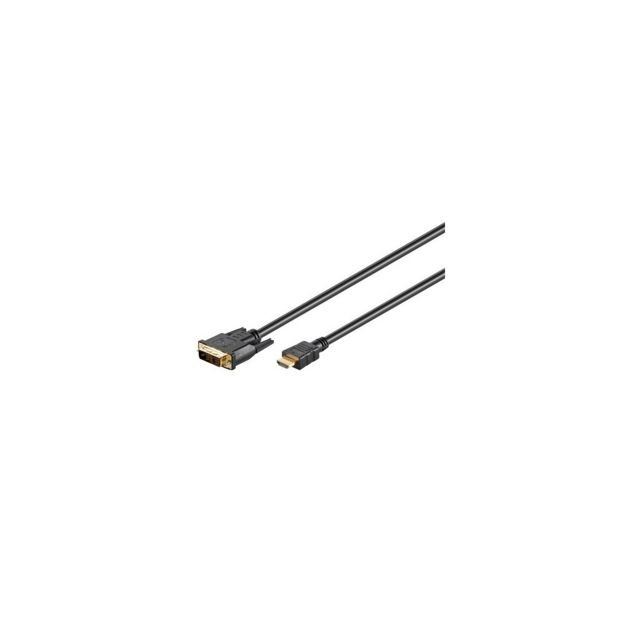 marque generique - MMK 630-0150 G    1.5m   (HDMI+ DVI) marque generique  - Adaptateur dvi hdmi Câble Ecran - DVI et VGA