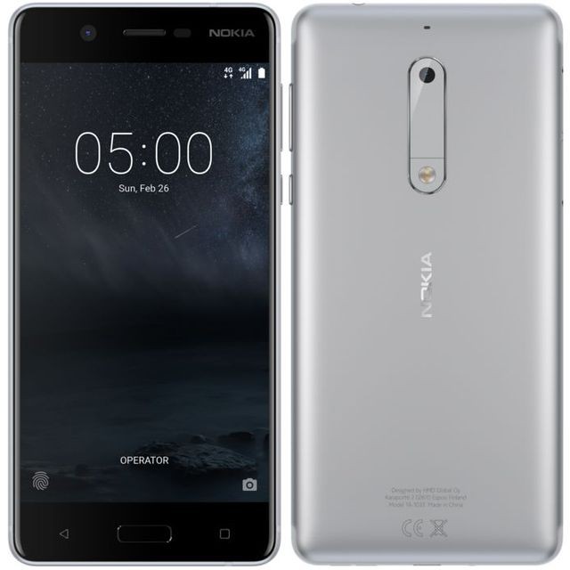 Smartphone Android Nokia 5 - Argent