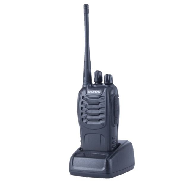 Talkies Walkies Wewoo Talkie-walkie BAOFENG BF-888S Portable CB noir Radio Talkie Walkie Retevis UHF 5 W 16CH FM Émetteur-récepteur