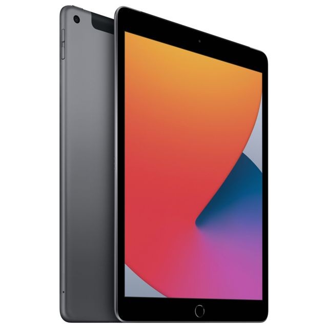 Apple - iPad 10.2"" 2020 - WiFi + Cellular 128 Go - Gris Sidéral Apple  - Bons Plans iPad