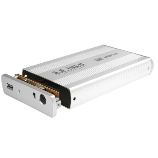 Wewoo Boîtier disque dur externe HDD SATA & IDE haute vitesse de 3,5 pouces, prise en charge USB 3.0
