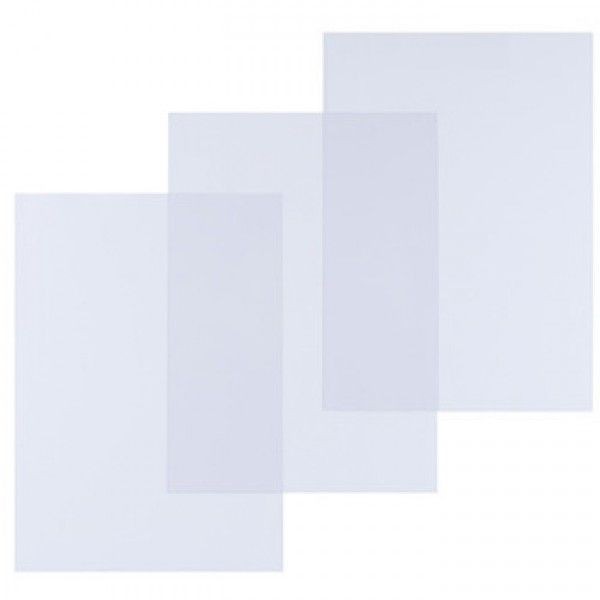 Pavo - Plats de couverture A4 en PVC transparent - 300 microns - 100 pochettes Pavo  - Pavo